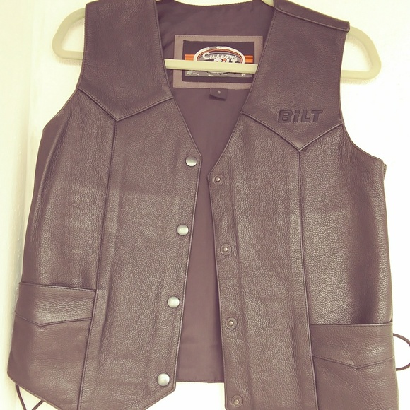 💀Leather Vest💀 - Picture 1 of 4